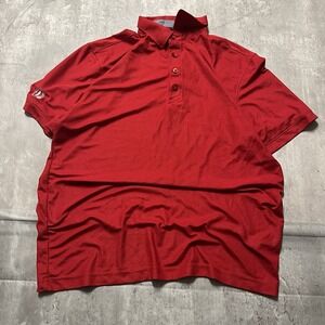 Chick-Fil-A Team Style Oobe Polo Shirt Mens XL Red Uniform Employee